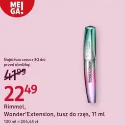 Rossmann Rimmel, Wonder'Extension, tusz do rzęs oferta