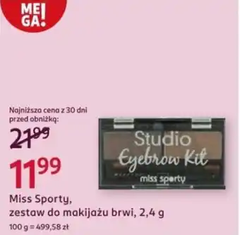 Rossmann Miss Sporty, zestaw do makijażu brwi oferta