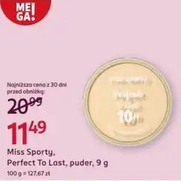 Rossmann Miss Sporty, Perfect To Last, puder oferta