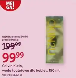 Rossmann Calvin Klein, woda toaletowa dla kobiet oferta