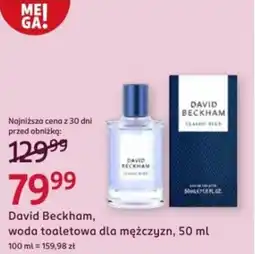 Rossmann David Beckham, woda toaletowa dla mężczyzn oferta