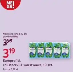 Rossmann Europrofiti, chusteczki 3-warstwowe oferta