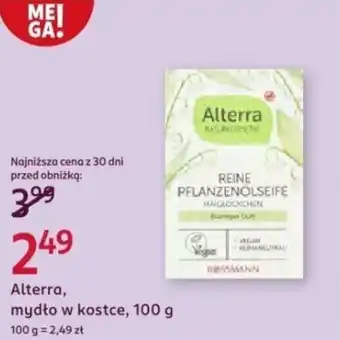 Rossmann Alterra, mydło w kostce oferta