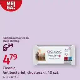 Rossmann Cleanic, Antibacterial, chusteczki oferta