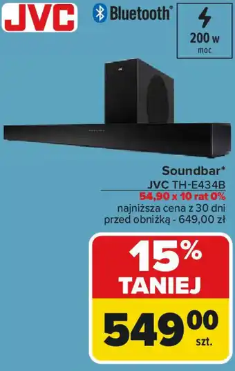 Carrefour Soundbar JVC oferta