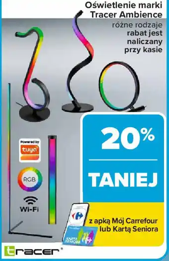 Carrefour Oświetlenie marki Tracer Ambience oferta