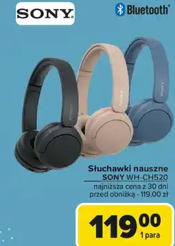 Carrefour Słuchawki nauszne SONY oferta