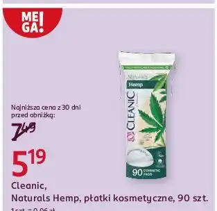 Rossmann Płatki kosmetyczne hemp Cleanic oferta