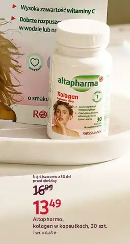 Rossmann Kolagen Altapharma oferta