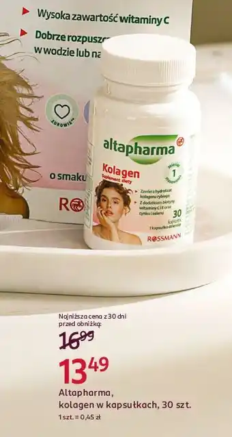 Rossmann Kolagen Altapharma oferta