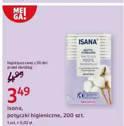 Rossmann Patyczki kosmetyczne Isana oferta