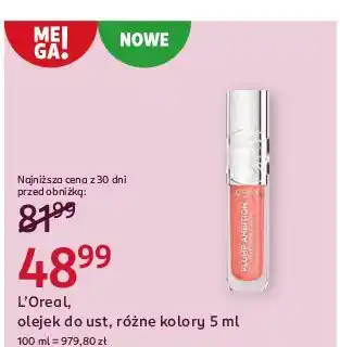 Rossmann Olejek do ust 005 L'oreal Plump Ambition oferta