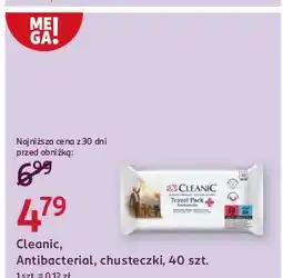 Rossmann Chusteczki antibacterial Cleanic oferta