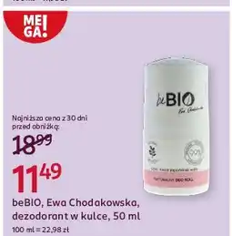 Rossmann Naturalny dezodorant kwiat japońskiej wiśni Bebio Cosmetics oferta