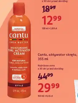 Rossmann Krem aktywator skrętu do włosów Cantu oferta