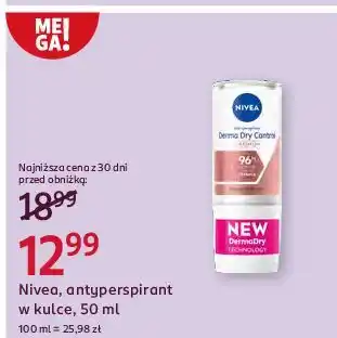 Rossmann Dezodorant Nivea Derma Dry Control oferta