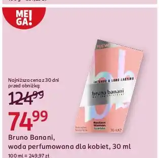 Rossmann Woda perfumowana Bruno Banani Radiant Woman oferta