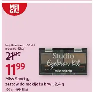 Rossmann Zestaw do makijażu brwi Miss Sporty Studio Eyebrow Kit oferta