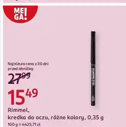 Rossmann Kredka do oczu Rimmel Scandal Eyes oferta