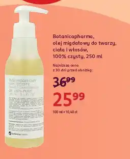 Rossmann Olej migdałowy Botanicapharma oferta