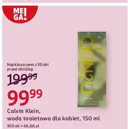 Rossmann Woda toaletowa Calvin Klein In2U Her oferta