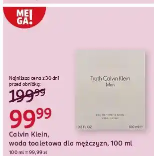 Rossmann Woda toaletowa Calvin Klein Truth Men oferta