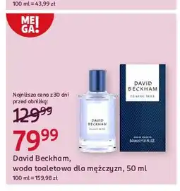 Rossmann Woda toaletowa David Beckham Classic Blue oferta