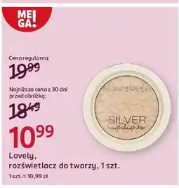 Rossmann Rozświetlacz Lovely Bouncy Silver oferta