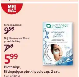 Rossmann Płatki pod oczy liftingujące Biotaniqe Multi Biomask oferta