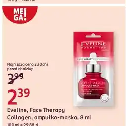 Rossmann Maska- ampułka collagen Eveline Face Therapy Proffessional oferta