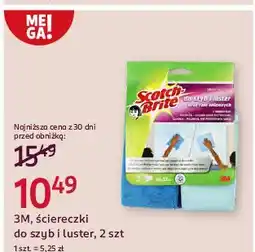 Rossmann Ścierka z mikrofibry do szyb i luster Scotch-Brite oferta