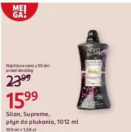 Rossmann Płyn do płukania elegance Silan Supreme oferta