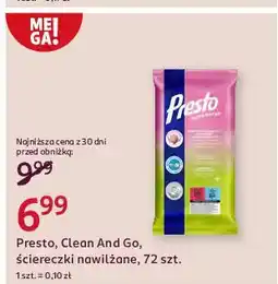 Rossmann Ściereczki czyszczące uniwersalne magnolia Presto Clean oferta