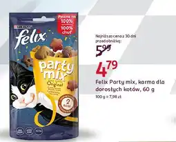 Rossmann Karma dla kotów original mix Purina Felix Party Mix oferta