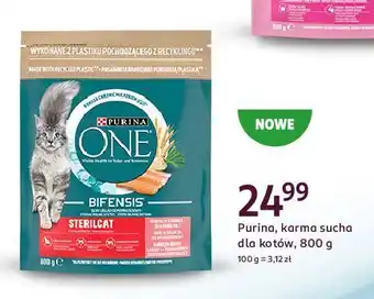 Rossmann Karma dla kota sterilcat wołowina i pszenica Purina One oferta