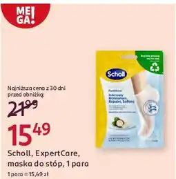 Rossmann Maska do stóp nawilżająca urea & shea butter Scholl Expert Care oferta