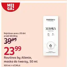 Rossmann Maska do twarzy Routines oferta