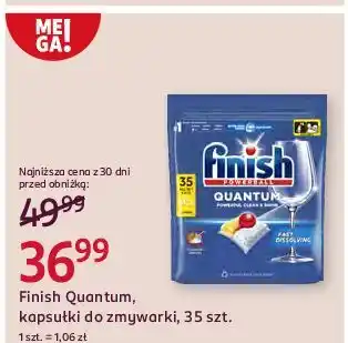 Rossmann Tabletki do zmywarek ultimate lemon Finish Quantum oferta