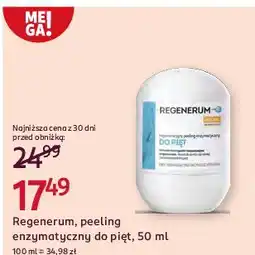 Rossmann Peeling do pięt Regenerum oferta