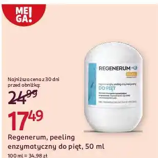 Rossmann Peeling do pięt Regenerum oferta