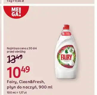 Rossmann Płyn do mycia naczyń granat Fairy oferta