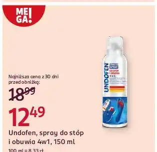 Rossmann Spray do stóp i butów Undofen oferta