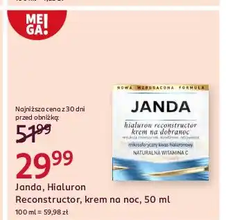 Rossmann Krem na dobranoc szybki lifting Janda oferta