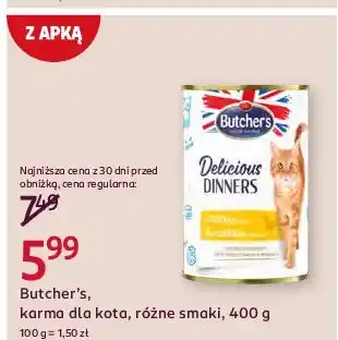 Rossmann Karka dla kota z kurczakiem Butcher's Delicious Dinners oferta