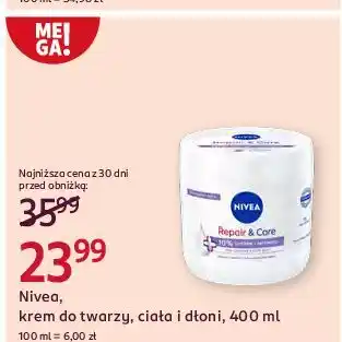 Rossmann Krem dla skóry wrażliwej repair & care Nivea oferta