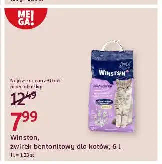 Rossmann Żwirek dla kota Winston oferta