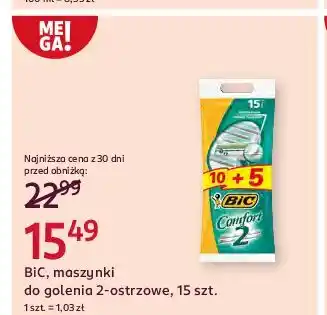 Rossmann Maszynka do golenia Bic Comfort 2 oferta