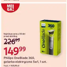 Rossmann Golarka hybrydowa 360qp2834/20 Philips Oneblade oferta