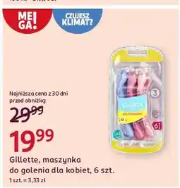 Rossmann Maszynki do golenia mix kolor Gillette Venus 3 oferta