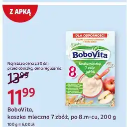 Rossmann Kaszka zródło błonnika 7 zbóż Bobovita Expret oferta